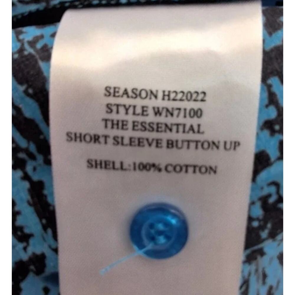 Wildfang The Essential Button Up, Blue Weave, Deadstock, Unisex Size XS, NWT - Picture 5 of 6
